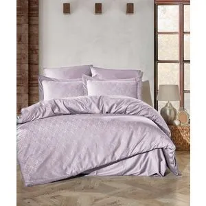 Harley - Lilac Lilac Satin Double Quilt Cover Set