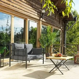 Hatkus - Black, Anthracite Black
Anthracite Garden 2-Seat Sofa