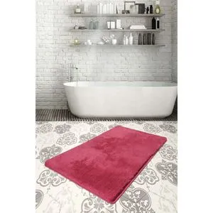Havai - Fuchsia (80 x 140) Fuchsia Acrylic Bathmat