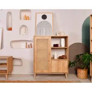 Hazeran Multi Oak Višenamenski Kabinet