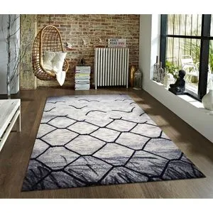 HB34 krem sivi tepih (150 x 233)