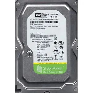 HDD 3.5 * 1TB WD10EURX WD AV-GP Green IntelliPower 64MB SATA3 (2699)