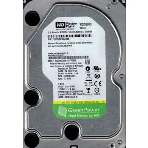 HDD 3.5 * 2TB WD20EURX WD AV-GP GREEN 7200RPM 64MB SATA3 (3899)