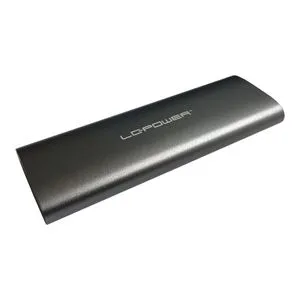 HDD SSD Rack LC Power LC-M2-C-MULTI-2 NVME / Sata M2 Enclosure for M.2 SSD USB3.2 Gen.2x1 Type C ...