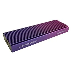 HDD SSD Rack LC Power LC-M2-C-MULTI-4 NVME / Sata M2 Enclosure for M.2 SSD USB3.2 Gen.2x1 Type C ...