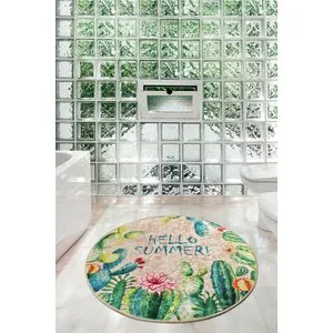Hello Summer (100) Multicolor Bathmat
