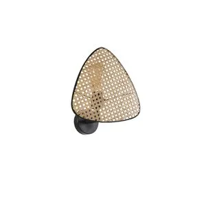 Hera Tekli Siyah Aplik Rattan
Black Wall Lamp