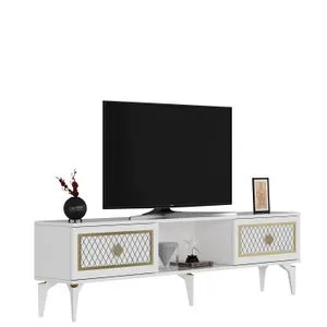 Herry - White, Gold White
Gold TV Stand