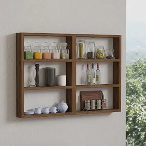 Hexa - Police od orahovog drveta