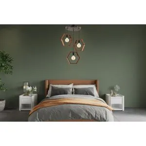 Hexagon Triple Dark G Brown
Vintage Chandelier