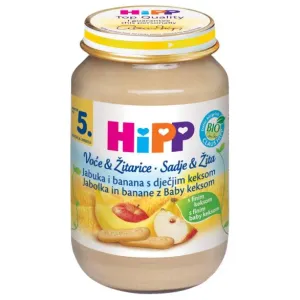 Hipp kašica jabuka i banana sa dečijim keksom  190gr 5M+