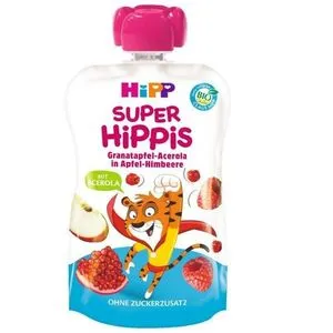 Hipp pouch jabuka i malina sa narom, acerolom i aronijom 100g 12M+
