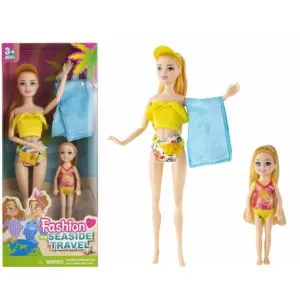 HK Mini Lutka Mama I Devojčica, Dan Na Moru