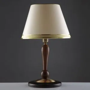 HML-9046-1E Cream
Walnut Table Lamp