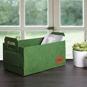 HMY - 6260 Green Felt Basket
