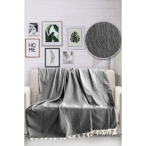 HN - Black Black Sofa Cover