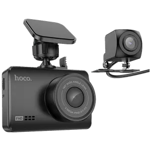 hoco. Auto kamera IPS HD ekran, dualna kamera, pregledom od 140° - DV3