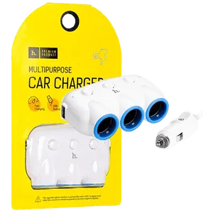 hoco. Auto punjač / razdelnik za smartphone, 2 x USB, 5V / 3.1 A - C1