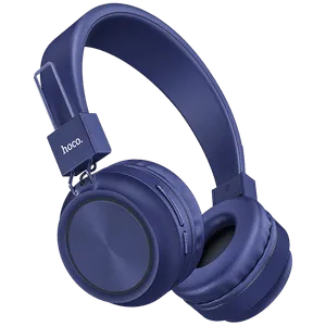 hoco. Bežične stereo slušalice, Bluetooth, 12h rada, mikrofon - W25 Promise Plave