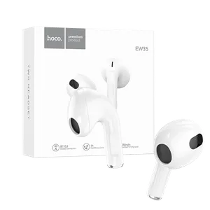 hoco. Bežične stereo slušalice, Bluetooth 5.3, Bele - EW35 TWS