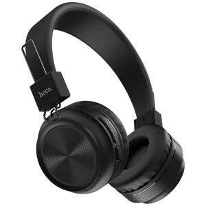 hoco. Bežične stereo slušalice, Bluetooth, do 12h rada, mikrofon - W25 Promise Crne