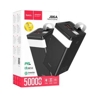 hoco. Power bank 50000mAh, Micro-USB / Tipe-C 18W - J86A Powermaster