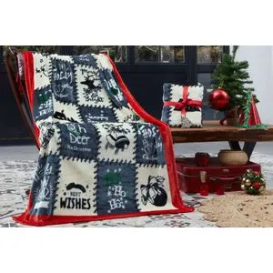 Holly Jolly - Grey, Red Grey
Red
Dark Blue
White TV Blanket