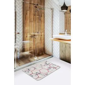 Honeycomb (40 x 60) Multicolor Bathmat