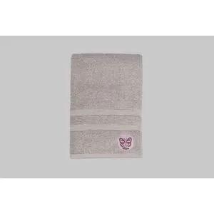 Hope - Grey Grey Bath Towel