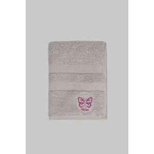 Hope - Grey Grey Hand Towel