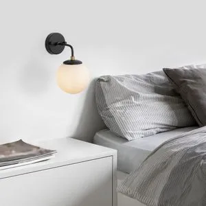 Horn - 12217 Black
Antique
Cream Wall Lamp
