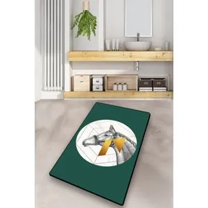 Horse Multicolor Bathmat