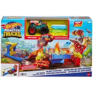 Hot Wheels Monster Truck Set Sa Ispaljivačem