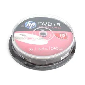 HP DUAL DVD+R 8.5GB 8X 10 Cake (13869)