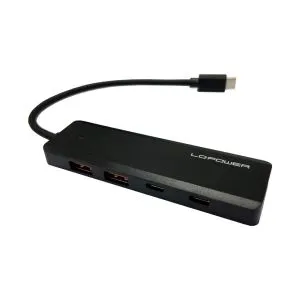 HUB LC Power  LC-HUB-U3-4-C USB-C, 2 x USB3.2/2 x USB-C