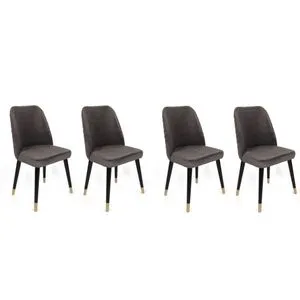 Hugo-361 V4 Anthracite
Black
Gold Chair Set (4 Pieces)