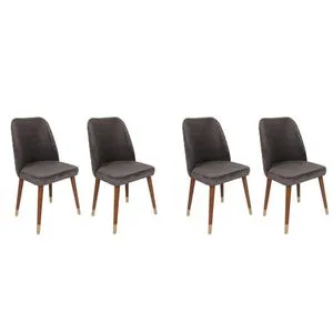 Hugo-381 V4 Anthracite
Walnut
Gold Chair Set (4 Pieces)