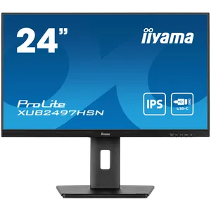 IIYAMA LED XUB2497HSN-B1 Monitor 24" IPS 1920 x 1080 @100Hz 16:9 250cd 1300:1 1ms HDMI DP DO Out ...