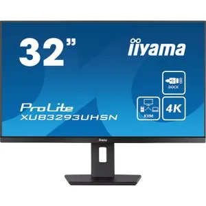 Iiyama ProLite XUB3293UHSN-B5LED monitor 32" (31.5" viewable) 3840 x 2160 4K @ 60 Hz IPS 350 cd/m...
