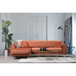 Image Corner Left ( Chl-3R ) - Cinnamon Cinnamon Corner Sofa-Bed
