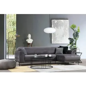Image Corner Right ( L3-Chl ) - Anthracite Anthracite Corner Sofa-Bed