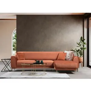 Image Corner Right ( L3-Chl ) - Cinnamon Cinnamon Corner Sofa-Bed