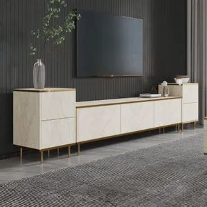 Imaj - Travertine Gold TV Unit