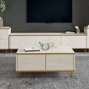 Imaj - Travertine Zlatna Kafa Sto