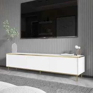 Imaj - White, Gold White
Gold TV Stand