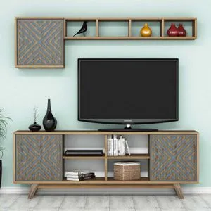 Inci - Walnut, Blue Walnut
Blue TV Unit
