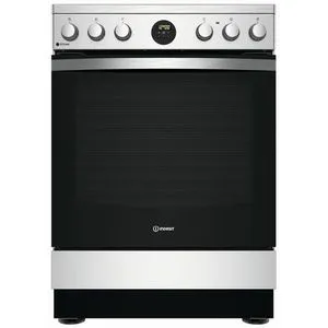 Indesit IS67V8CCX/E Staklokeramički šporet, Multisistemska rerna, 60 cm, Inox