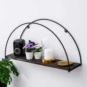 Indicum Black
Walnut Wall Shelf