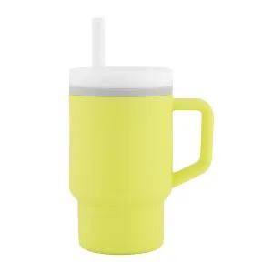 Infantino silikonska čaša 3m+,266ml Citrus