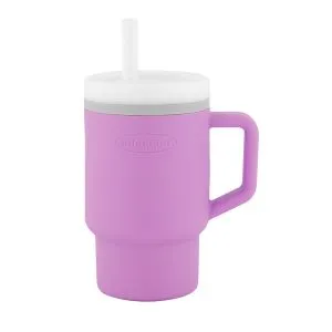 Infantino silikonska čaša 3m+,266ml Lila